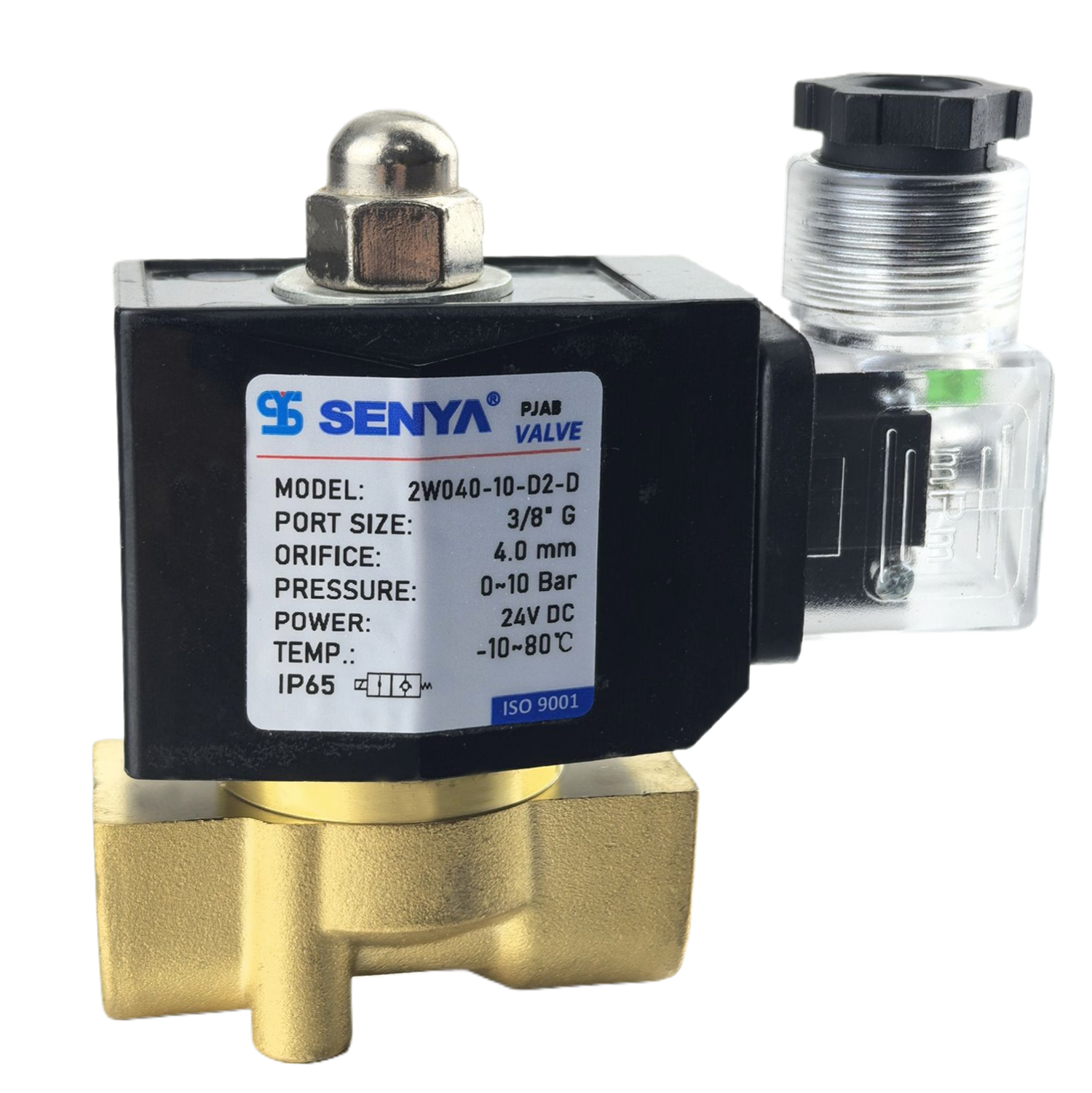 Brass Solenoid Valve: 2W040-10-D2-D