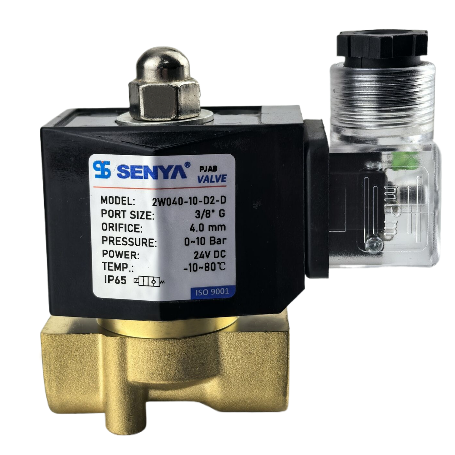 Brass Solenoid Valve: 2W040-10-D2-D